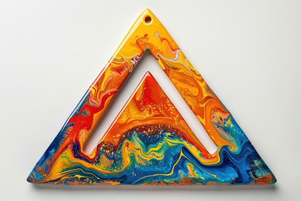 Acrylic pouring camping tent accessories accessory triangle.