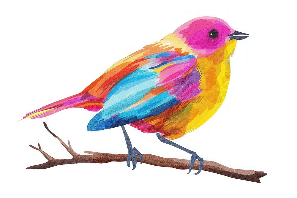 Colorfull Bird bird animal canary.