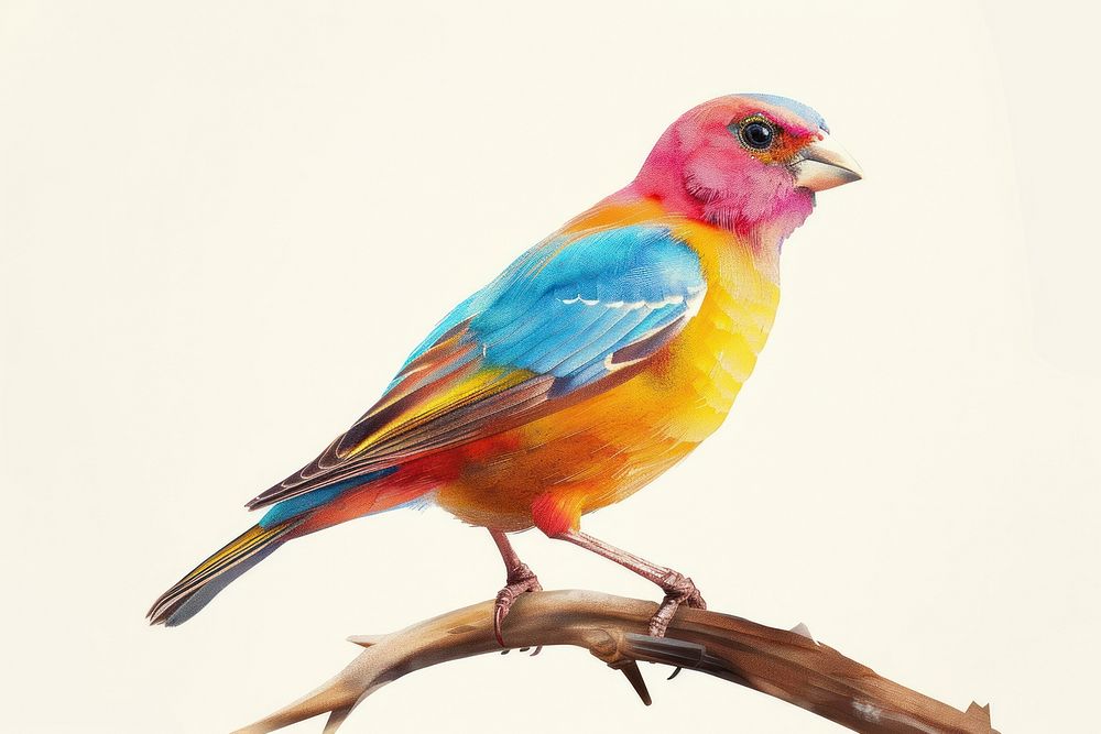 Colorfull Bird bird animal canary.