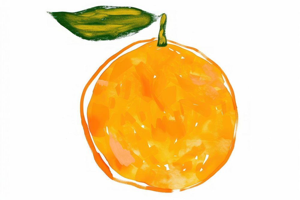 Orange orange fruit plant.