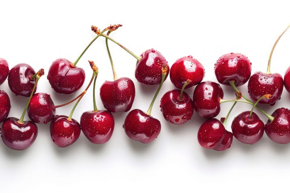 Cherry backgrounds fruit plant.