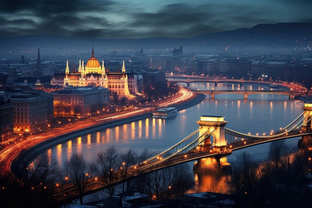 Budapest architecture metropolis cityscape.