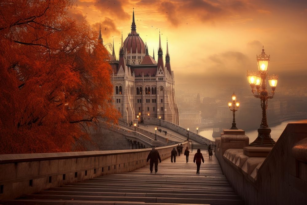 Budapest architecture landscape outdoors.