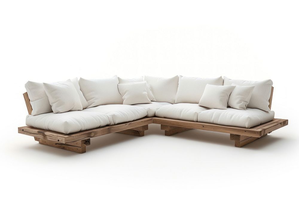 Outdoor sectional minimal sofa architecture furniture cushion.