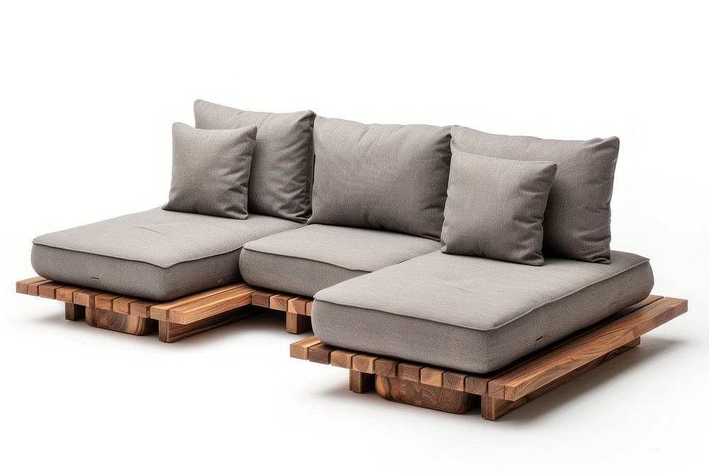 Outdoor sectional minimal sofa furniture cushion pillow.