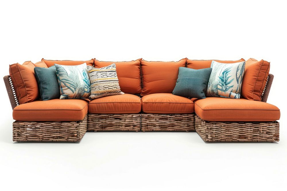 Outdoor sectional sofa architecture furniture cushion.