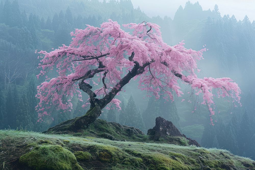 Sakura vegetation outdoors blossom.