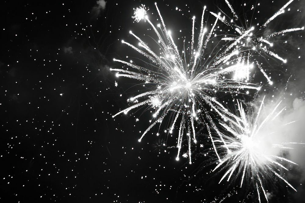 White fireworks night backgrounds outdoors.
