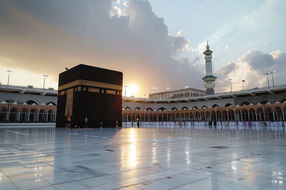 Kaaba is at center stage in rahmah landmark architecture spirituality.