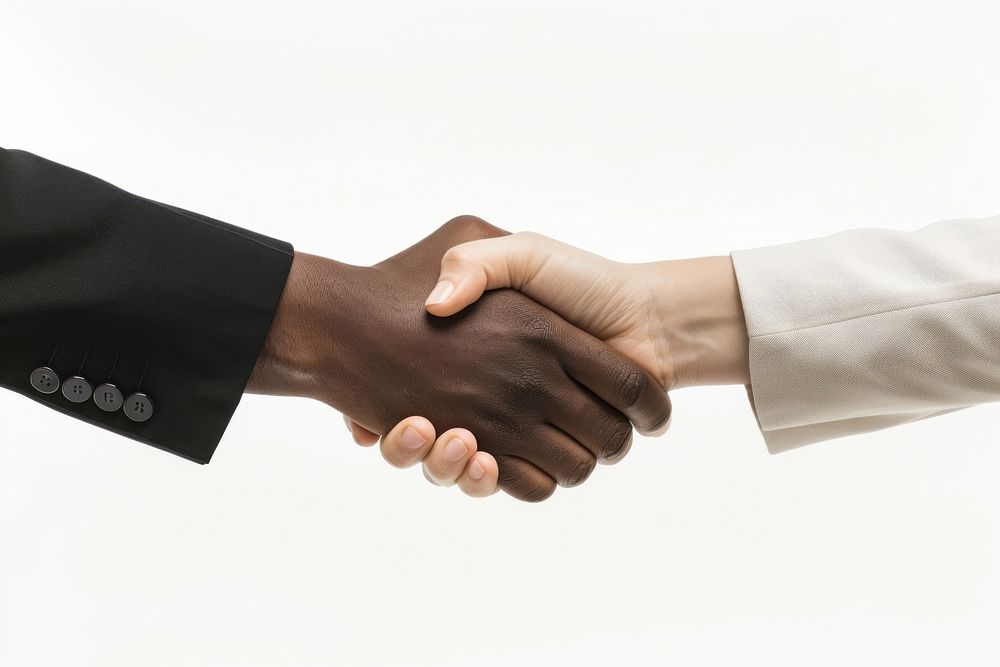 Business man hand shaking human handshake person.