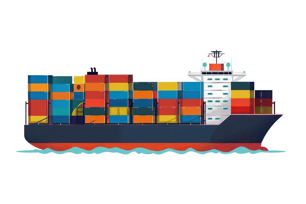 Container ship transportation vehicle cargo.