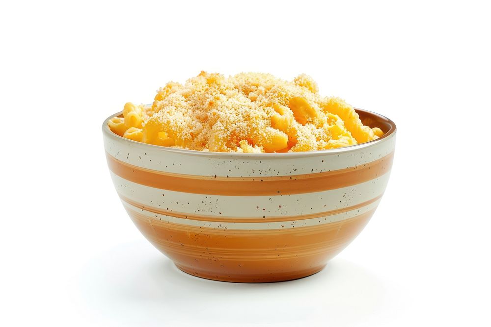 Mac and cheese bowl food.