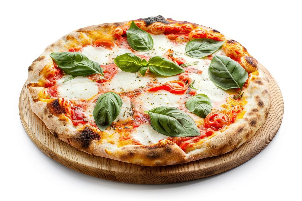 Skillet Neapolitan Margherita Pizza pizza food food presentation.