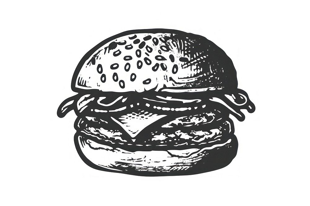 Cheese burger shaped rubber stamp clothing apparel hardhat.