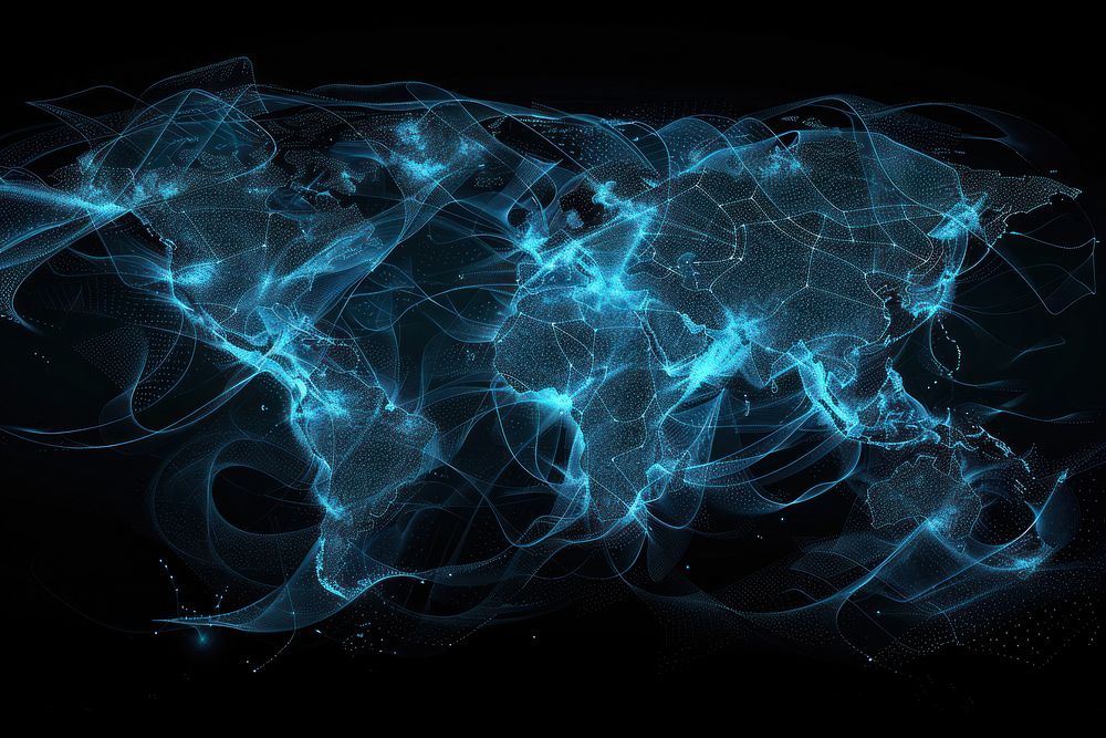 World map backgrounds futuristic glowing.