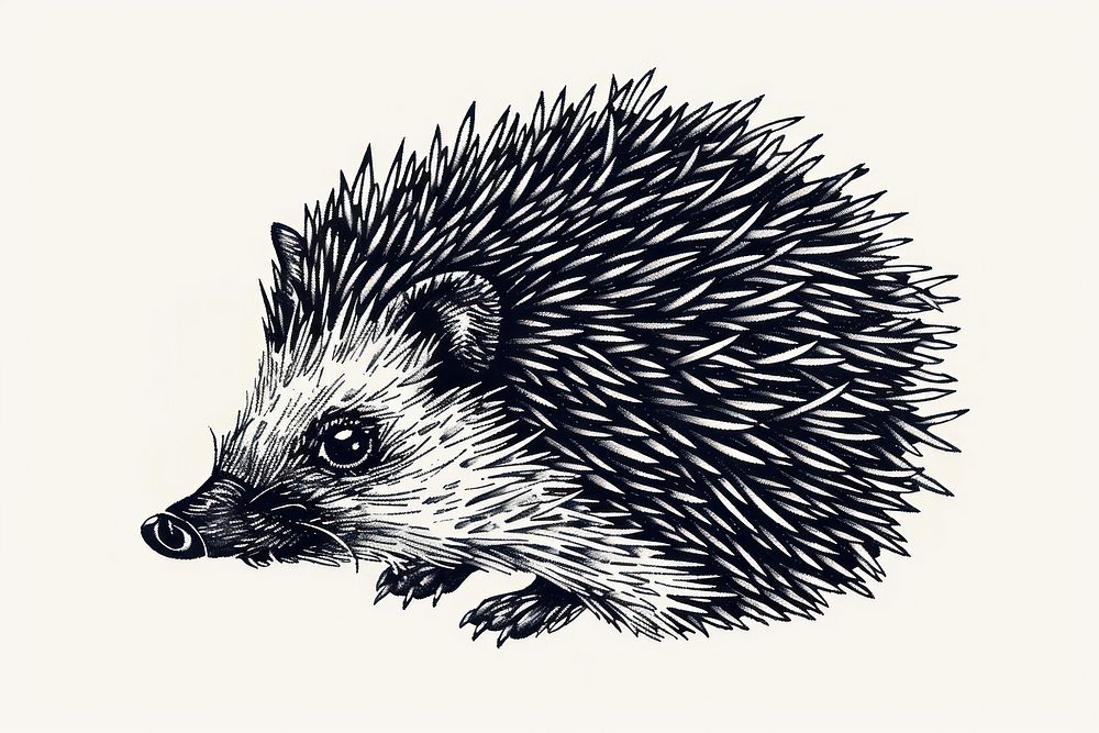 Hedgehog rat porcupine animal.