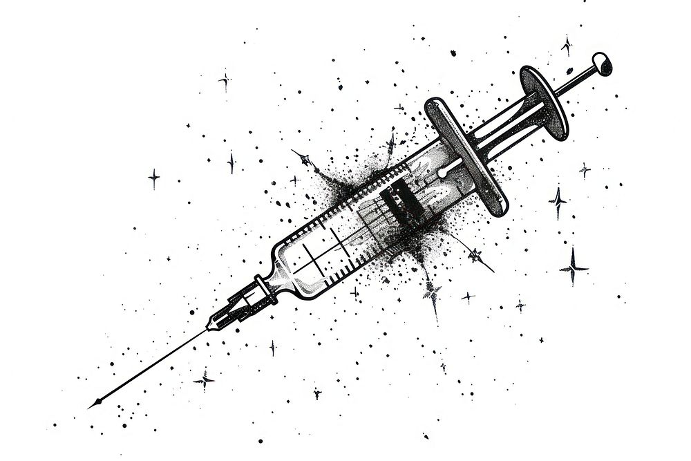 Syringe injection weaponry animal.