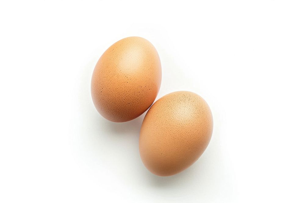 2 eggs food white background simplicity.