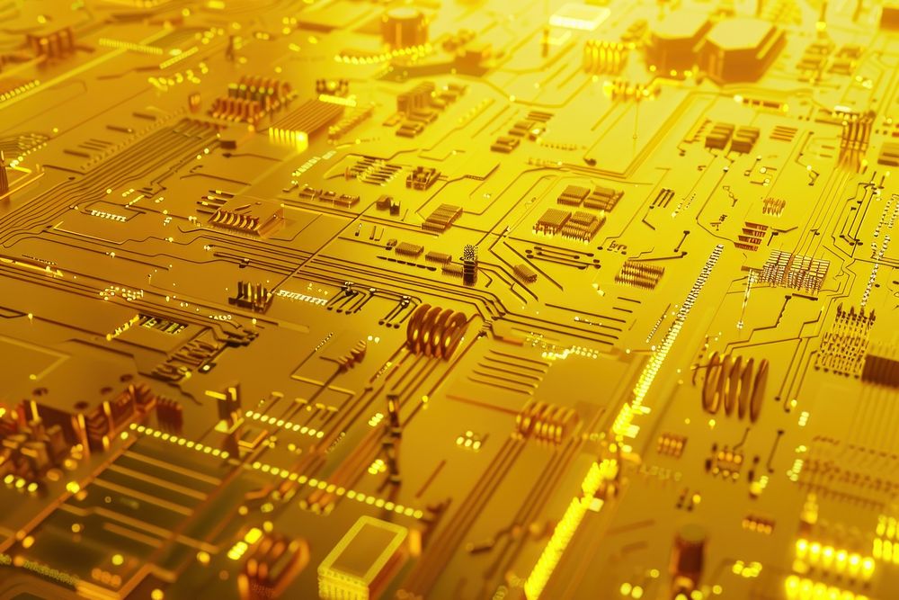 Cyber security electronics hardware printed circuit board.