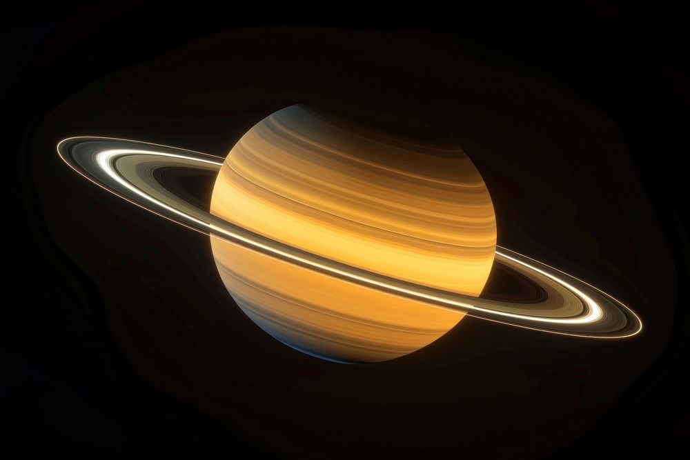 Saturn astronomy planet shape.