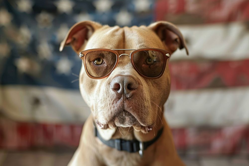A dog wearing 1940s sunglasses accessories accessory bulldog.