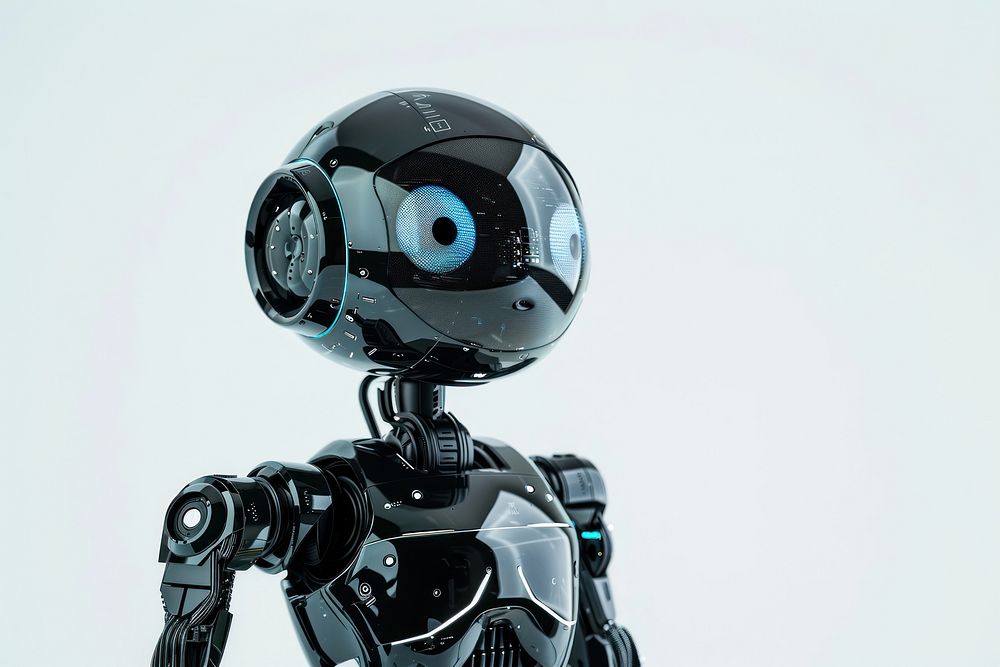 Artificial intelligence robot electronics camera.