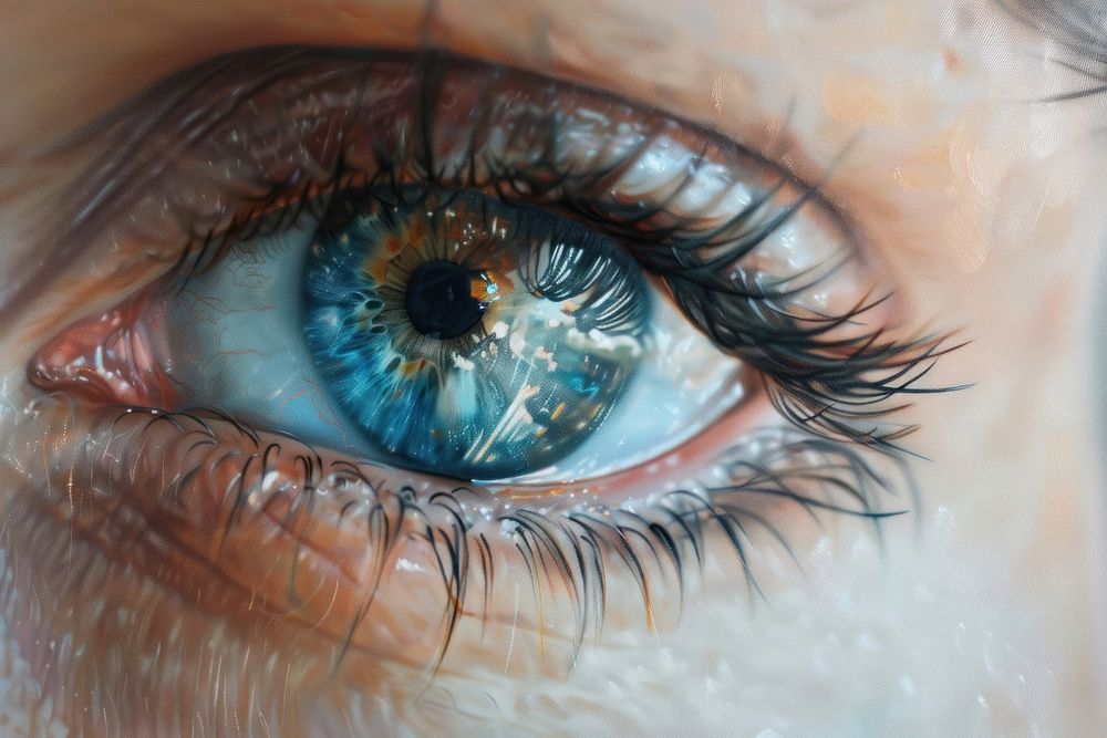 Eye skin backgrounds painting.