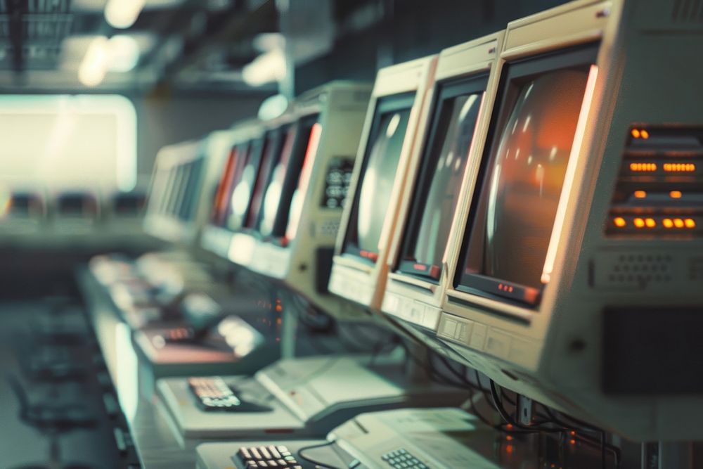 Computer lab equipment electronics technology | Premium Photo - rawpixel