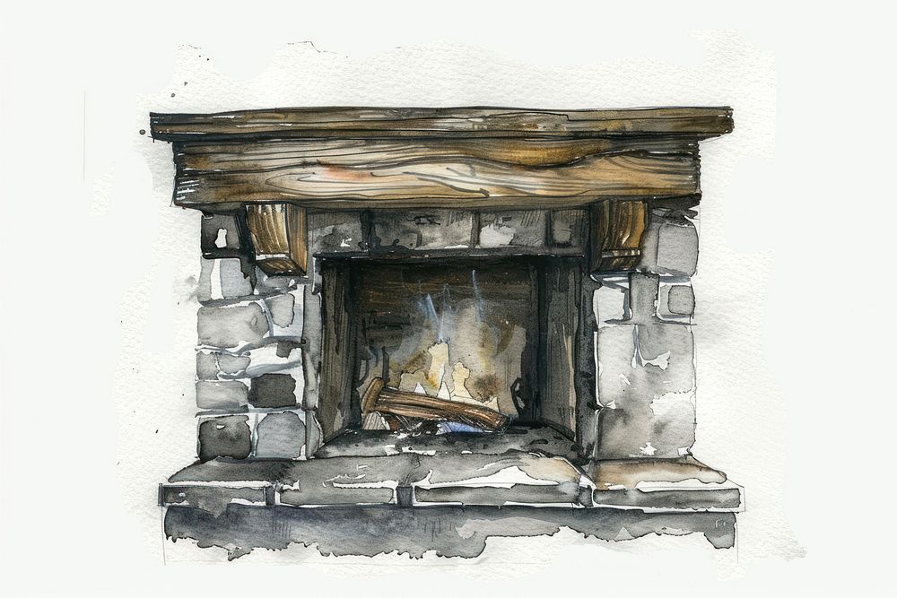 Monochromatic fireplace hearth architecture creativity.