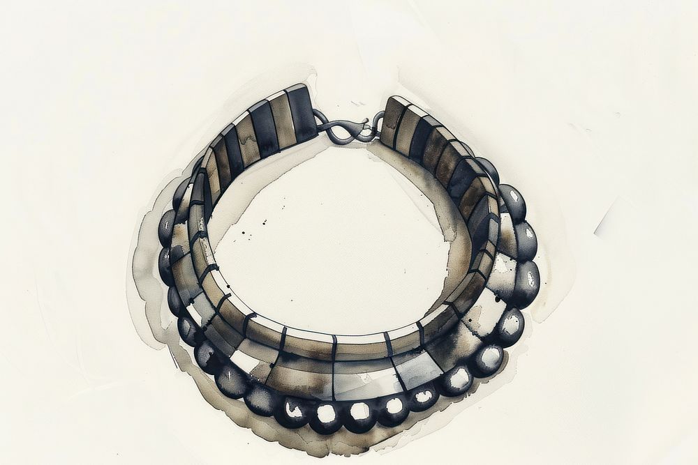 Monochromatic necklace jewelry accessories accessory.