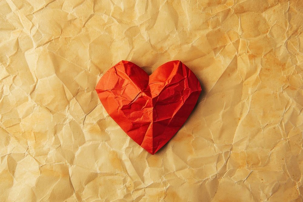 Heart shape paper backgrounds creativity textured.