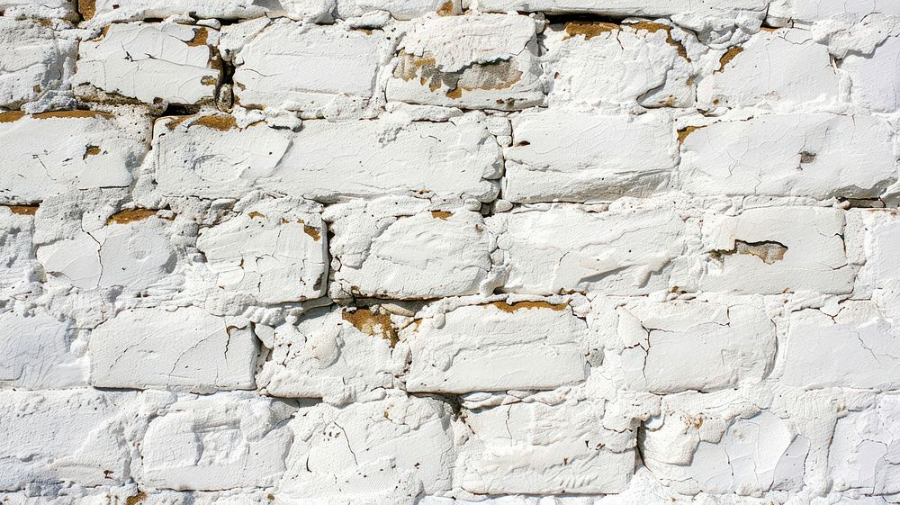 White brick wall texture architecture building rock.