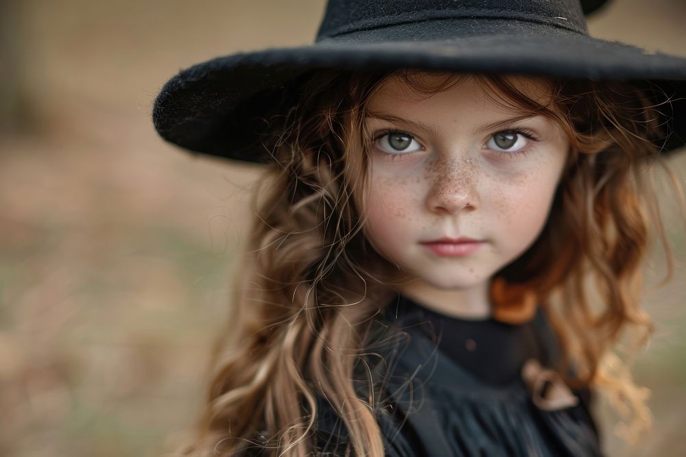 Witch photo girl kid.