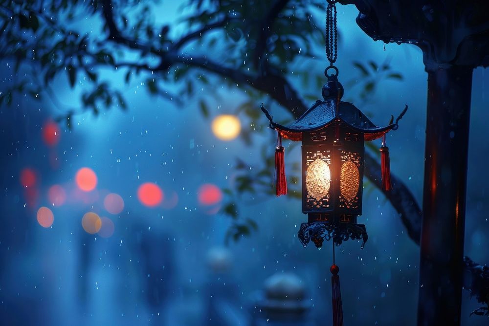 Chinese lantern chandelier lighting lamp.