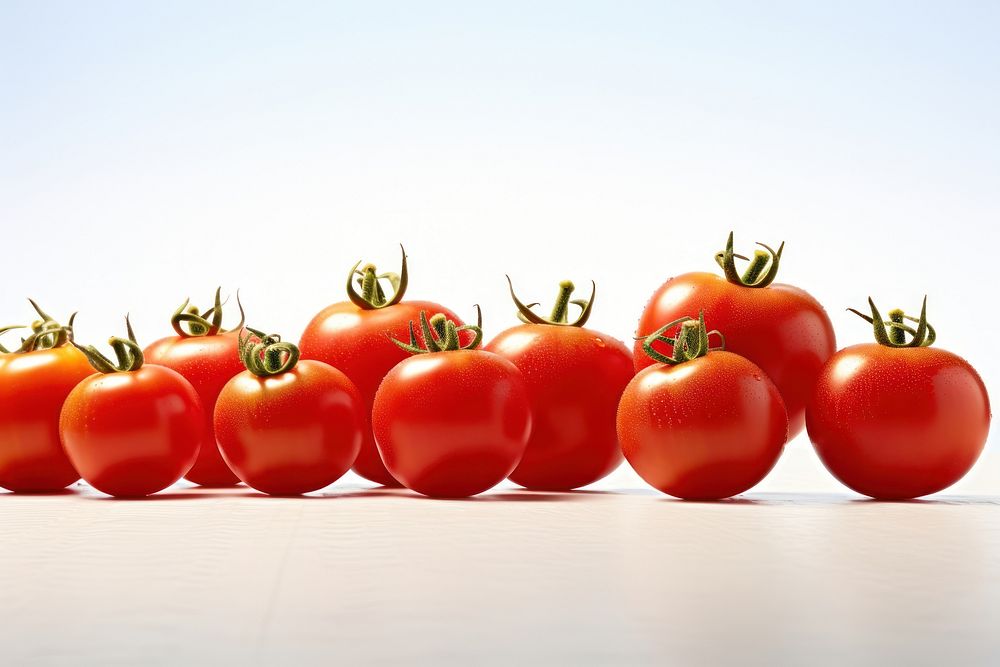 Fresh organic tomato farming vegetable produce plant.