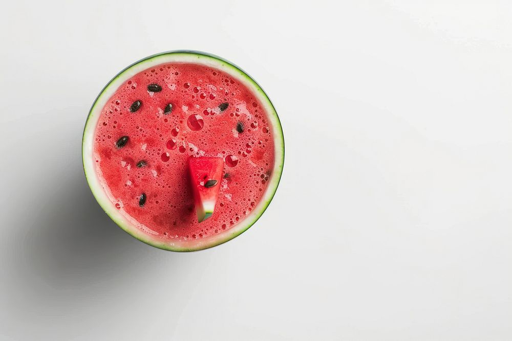Healthy watermelon shake produce ketchup fruit.