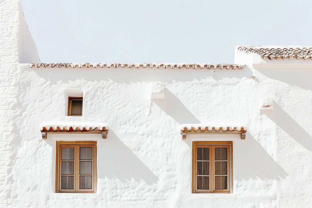 Mediterranean architecture building housing window.