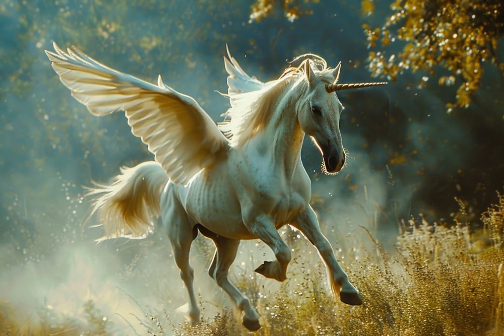 Pegasus flying stallion animal mammal.