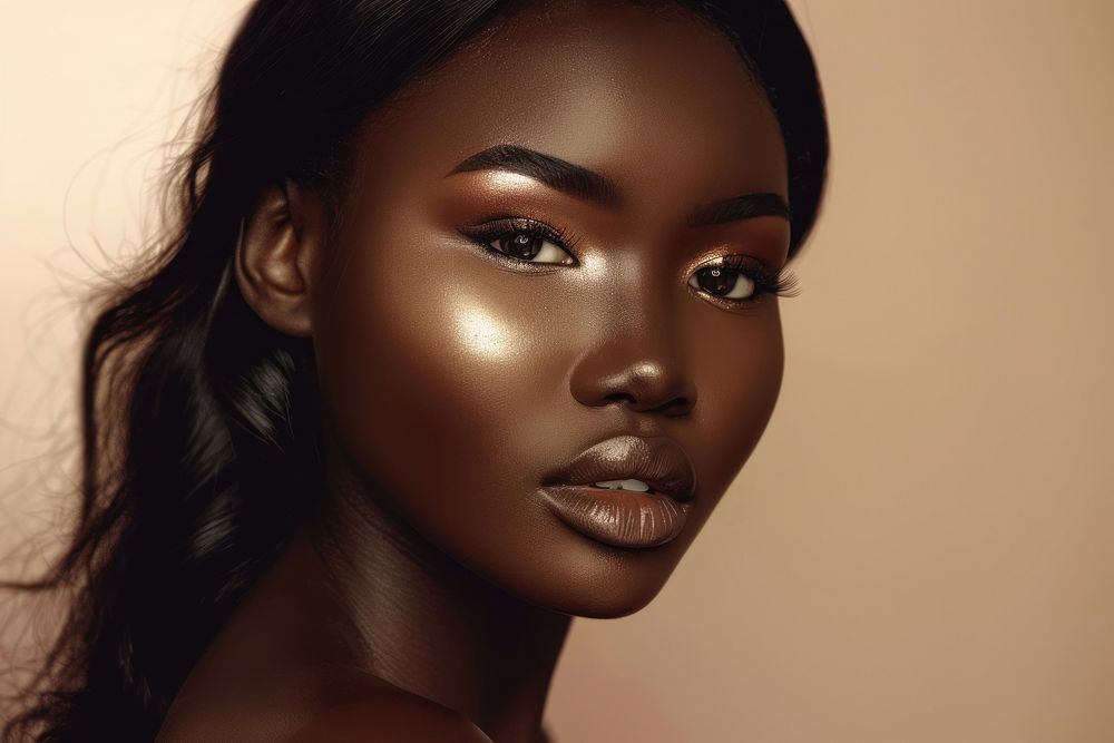 Portrait black beauty woman photo skin photography.