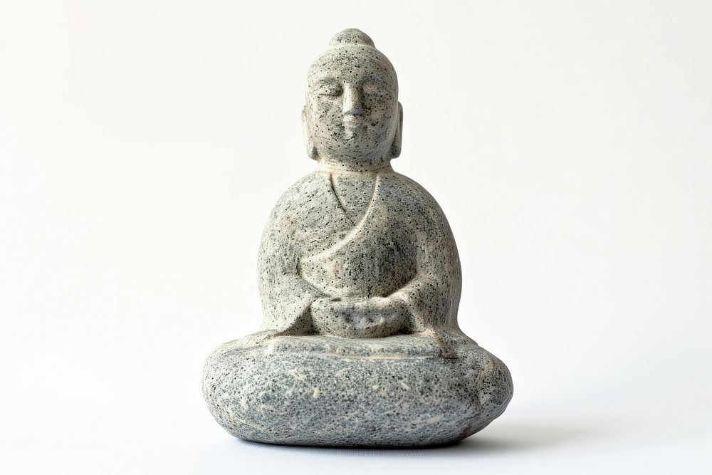 Reiki kneeling figurine worship.