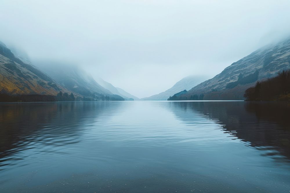 Scotland reservoir landscape outdoors.