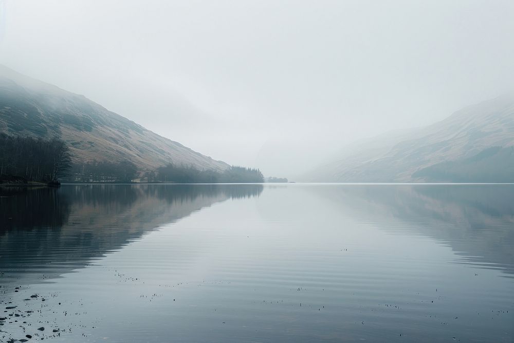 Scotland reservoir landscape outdoors.