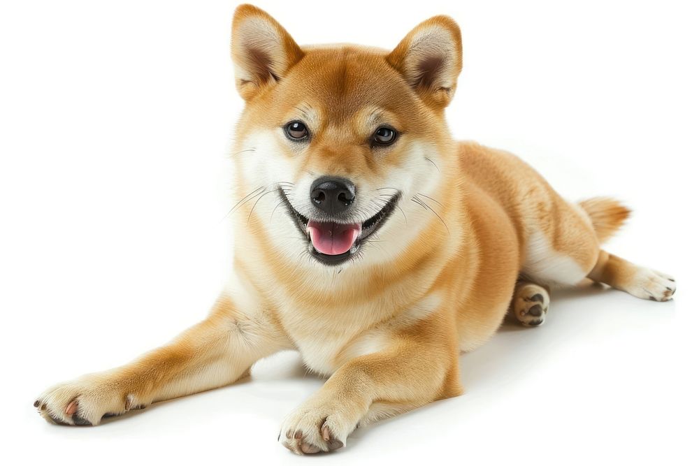 Shiba inu smiling animal canine mammal.
