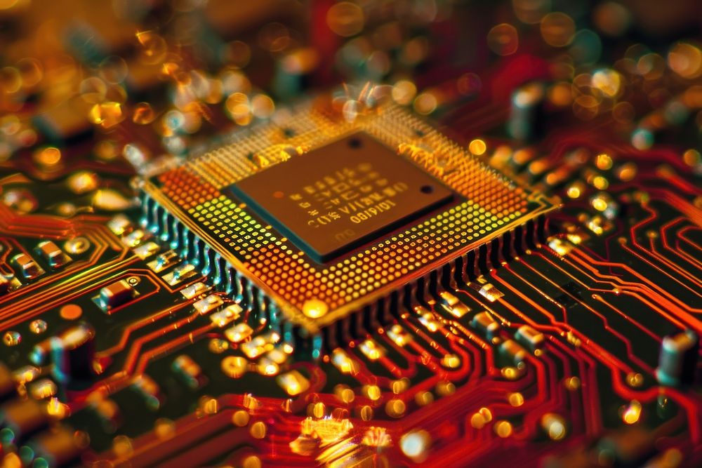 Quantum computer chip electronics medication hardware.