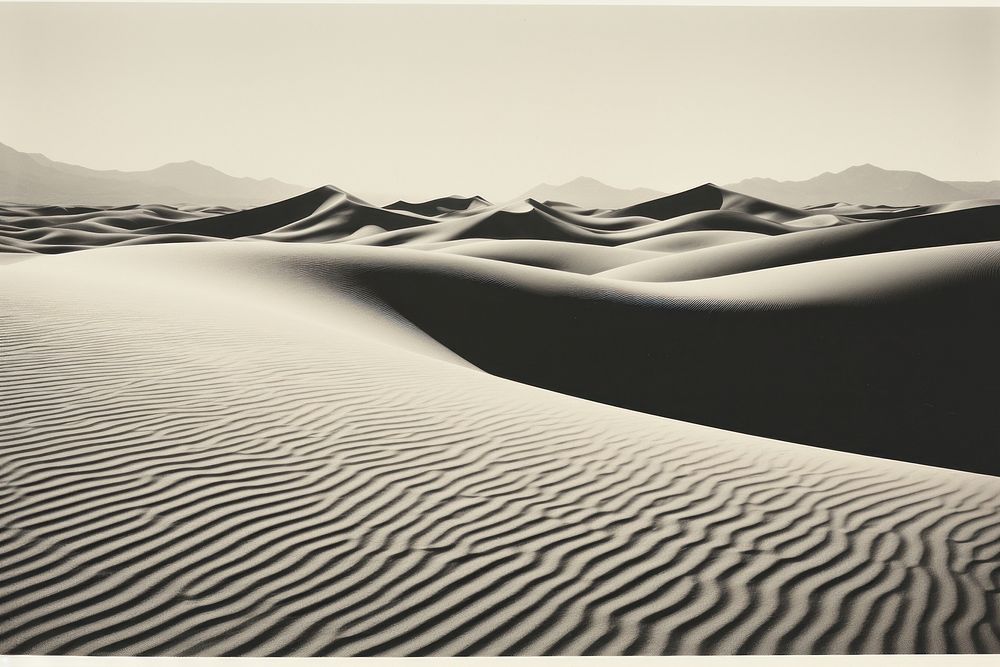 Desert dune sand outdoors.