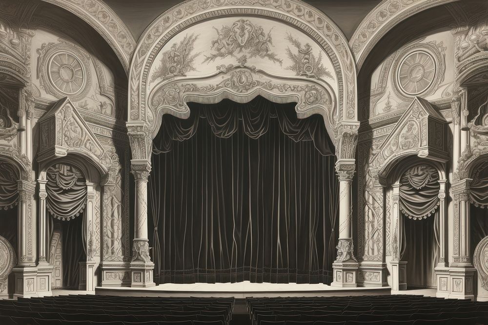 Stage auditorium indoors theater.