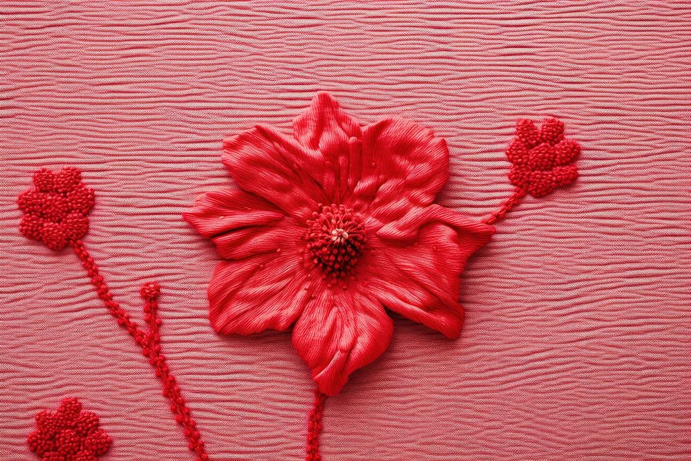 Backgrounds pattern flower red.