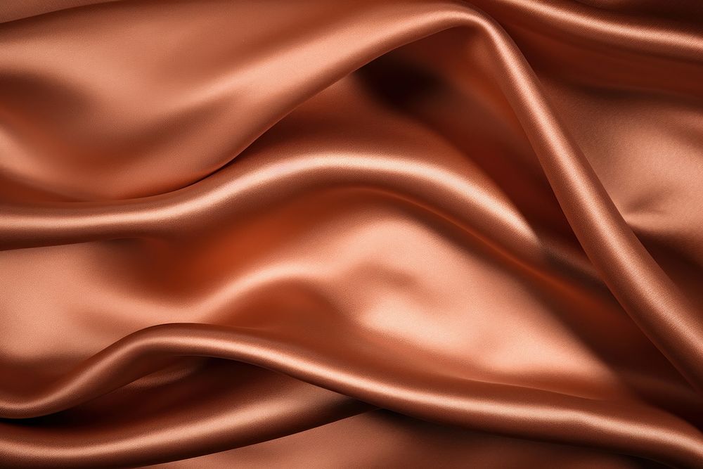 Metallic copper silk velvet person human.