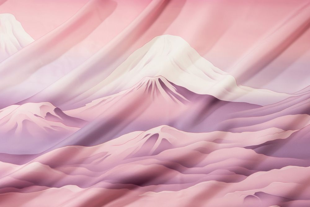 Mount Fuji pattern backgrounds satin tranquility.