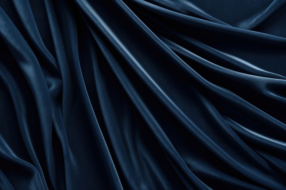 Pleated velvet blue.